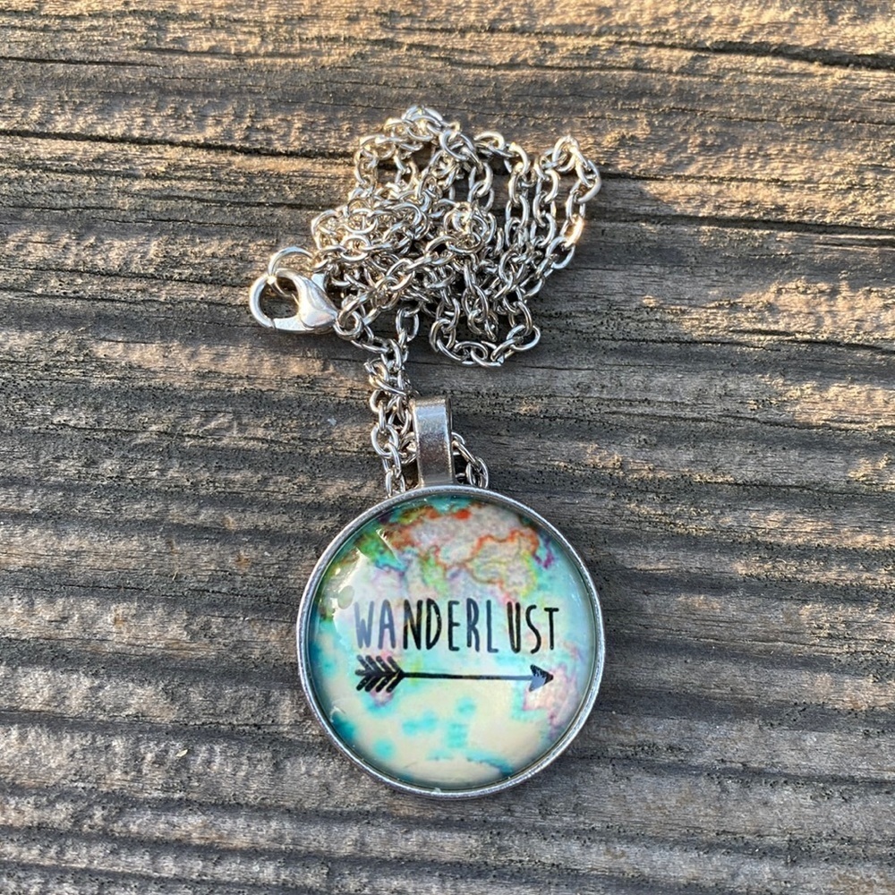 Wonderlust Silver Tone Necklace
